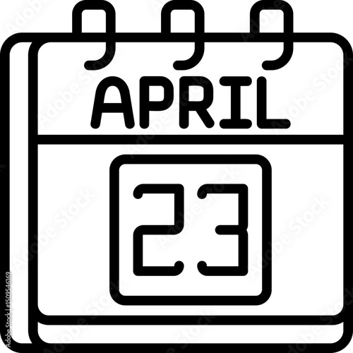 April 23 Icon