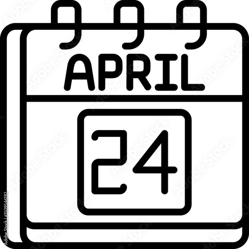 April 24 Icon