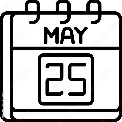 May 25 Icon