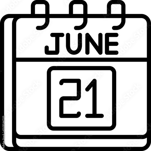 June 21 Icon