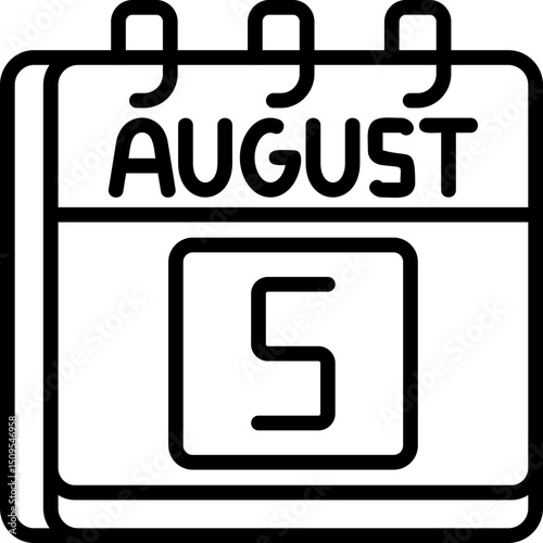 August 5 Icon