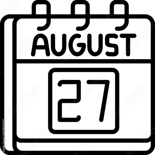 August 27 Icon