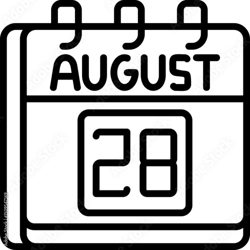 August 28 Icon