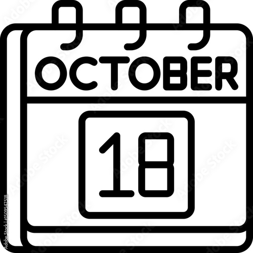 October 18 Icon