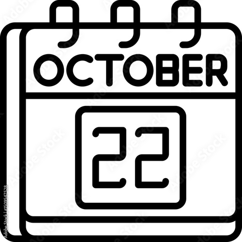 October 22 Icon
