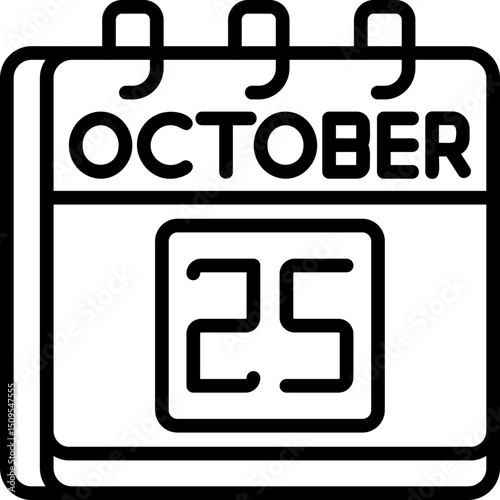 October 25 Icon
