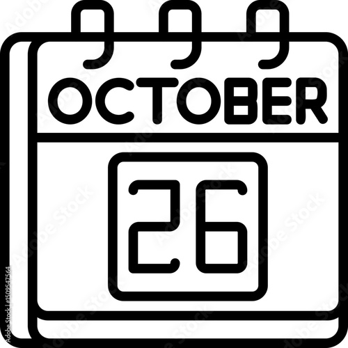 October 26 Icon