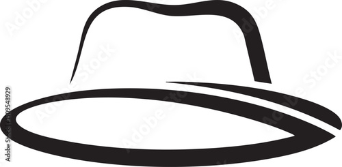 simple outlined silhouette of a flying saucer.