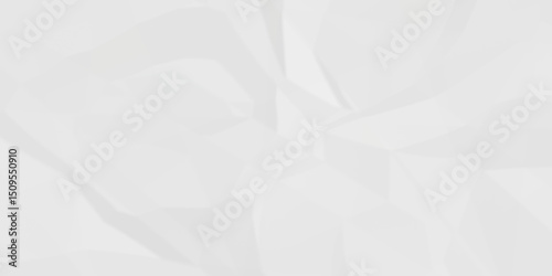 White crumpled paper texture. White wrinkled paper texture. White paper texture. White crumpled and top view textures can be used for background of text or any contents.	
