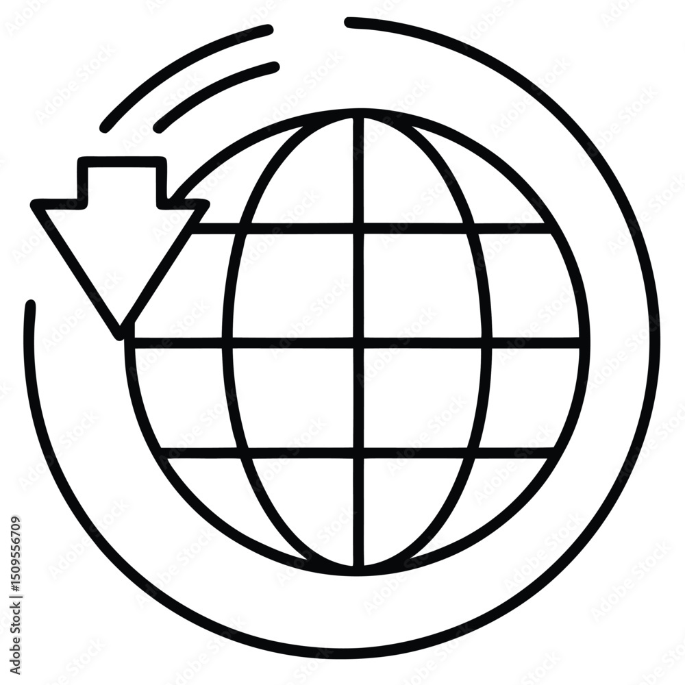 Translation and Language Icon Set Featuring Abstract Geometric Shapes Representing Global Communication Localization and Multilingual Support for Websites and Applications Design Projects