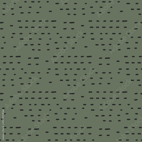A green and black patterned image featuring an arrangement of dots