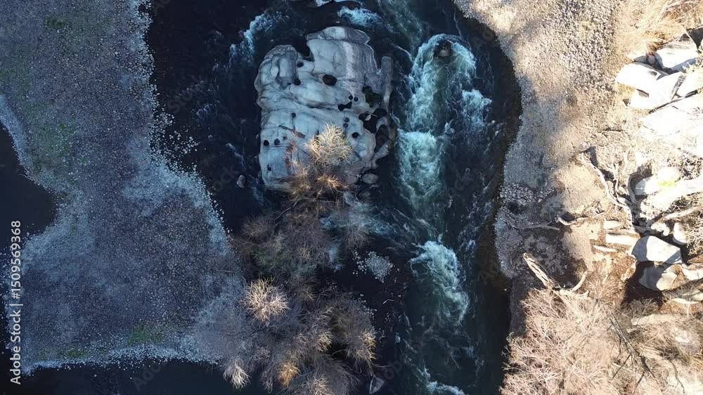 Top down view of the Kern River