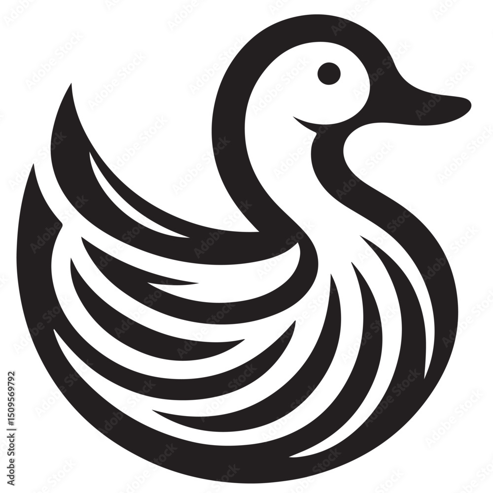 Obraz premium Duck vector illustration