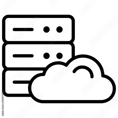 Cloud Server Icon