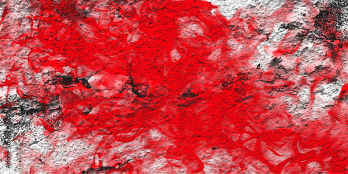 Abstract artistic expression a textured red and grey artwork emphasizing paint splatter and graffiti aesthetics suitable for graphic design and backgrounds
