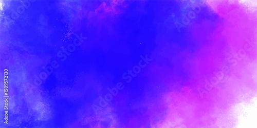 Abstract watercolor background in shades of purple and blue with subtle texture and artistic flair for graphic design