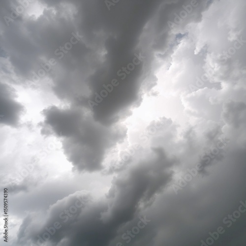 Low angle perspective, dramatic stormy skies, high tension, intense weather, Generación Z looking upward, dramatic lighting