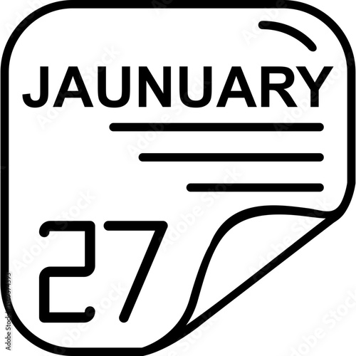 January 27 Calender Icon
