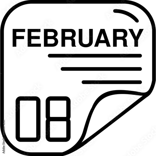 February 8 Calender Icon