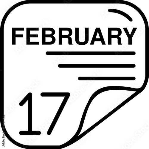 February 17 Calender Icon