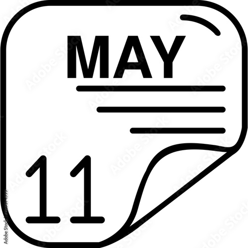 May 11 Calender Icon