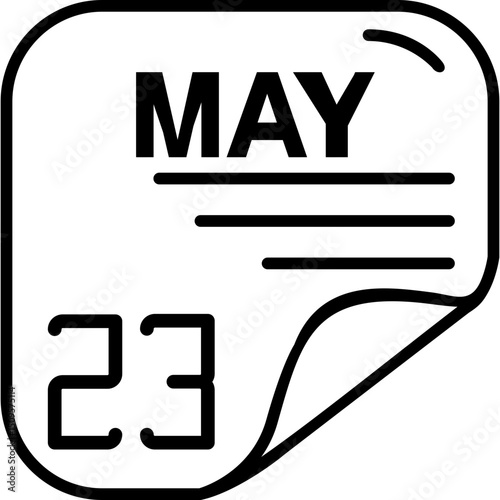 May 23 Calender Icon