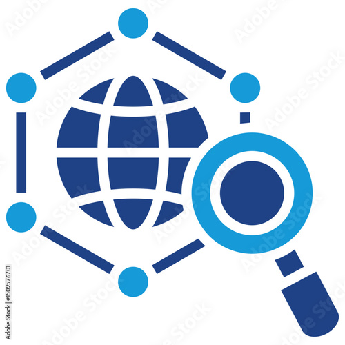 Network Search Icon