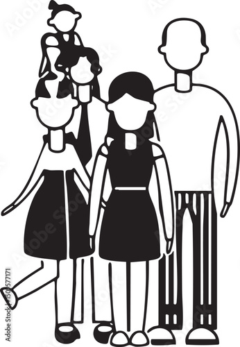 diverse group of people stands together in a supportive pose.