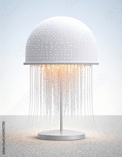 Generate vintage picture lamp jellyfish beautiful