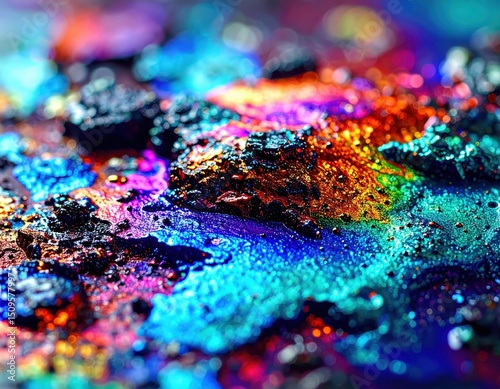 Macro texture chemical stain metal alloy ()