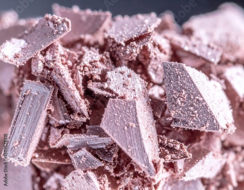 Macro texture crystallized eyeshadow dust captured ()