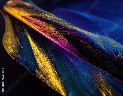 Macro texture smog tinted leaf veins ()