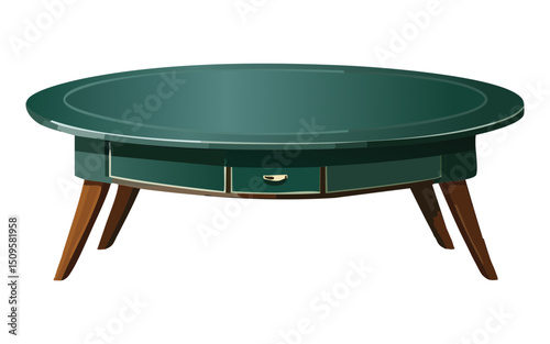 Green Console Table