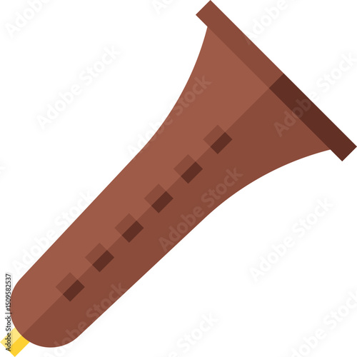 Close up of a laboratory test tube filled with brown liquid for scientific or research purposes