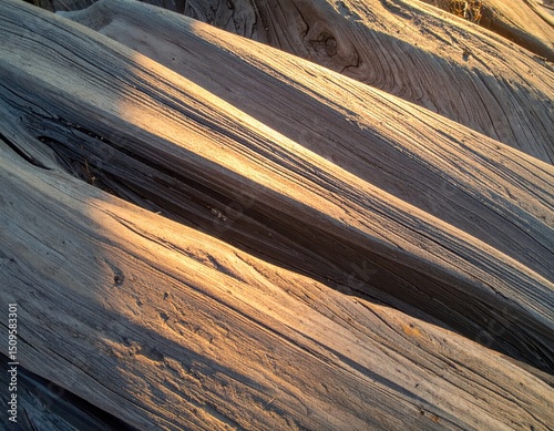 Stretch texture glows sun top view