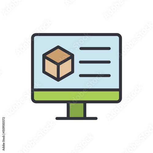 Interactive Product Display On Monitor Screen For Enhanced User Experience
