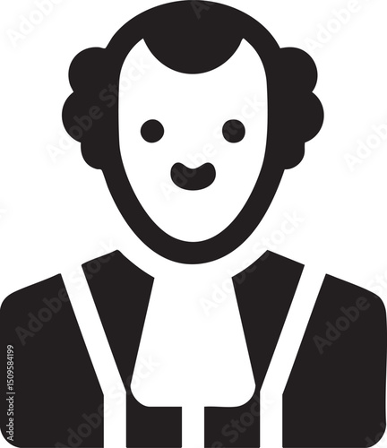 distinguished man with a hearing aid smiles warmly.