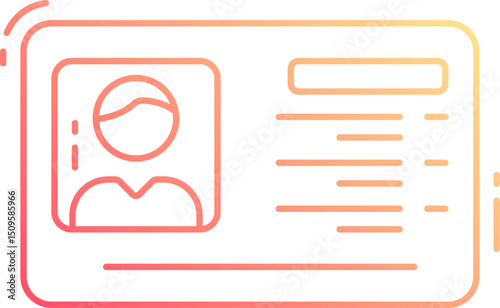 Identification card showing personal information for employee verification at office, representing security and access control measures.