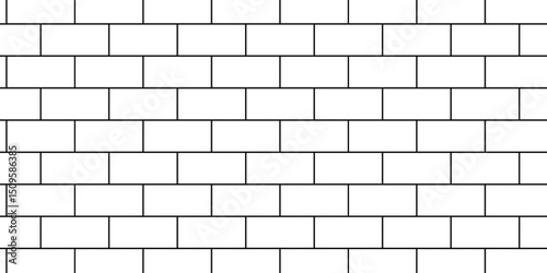 Abstract surface brick rectangle stone paving building floor. empty wall brick floor and construction background with squares texture.	