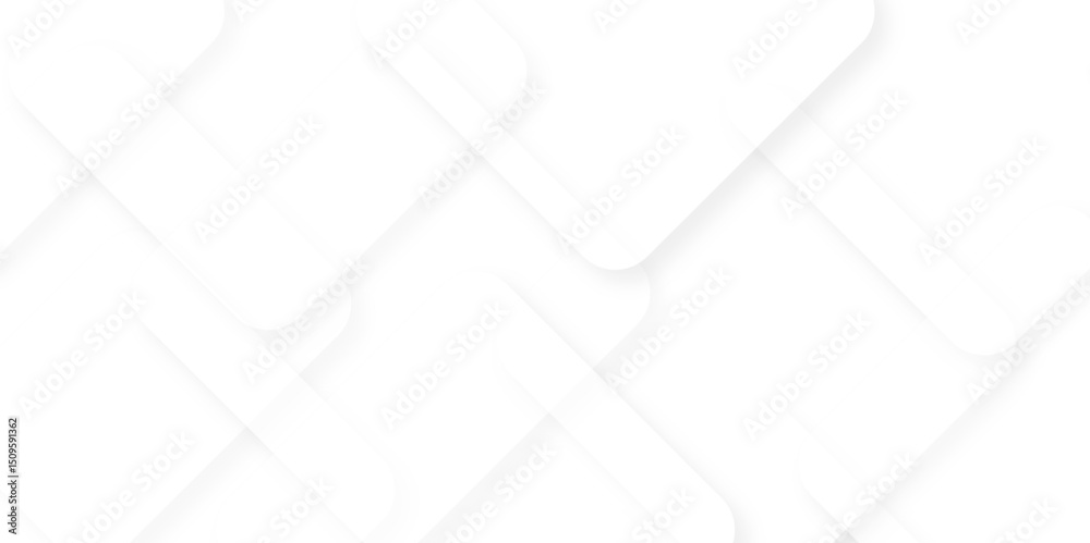Obraz premium Overlap random cube vector element modern overlay diamond triangle paper white and gray technology pattern web corporate brochure layer space texture background. 