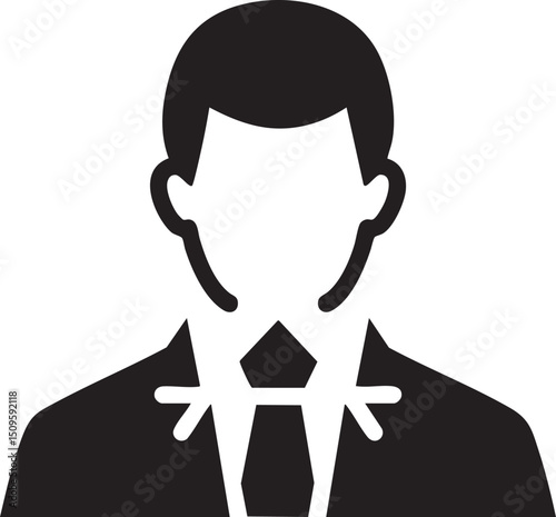 man wears a formal suit jacket and tie.