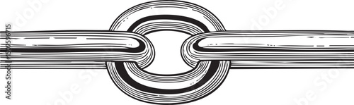 Two intertwined stylized lines form a circular emblem.
