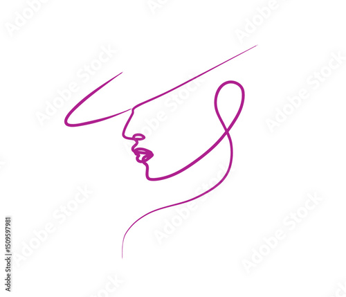 Face line art