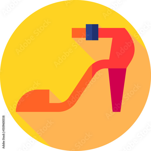 shoes illustration on a white background        