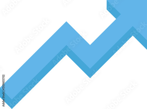up arrow illustration on a white background        