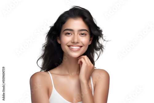 The Radiant Glow Of Flawless Skin Illustrated Through A Series Of Captivating Feminine Portraits