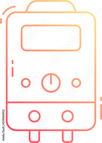 water heater illustration on a white background        