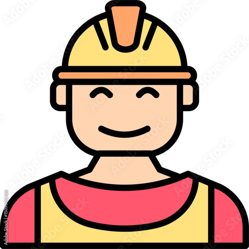 worker illustration on a white background       
