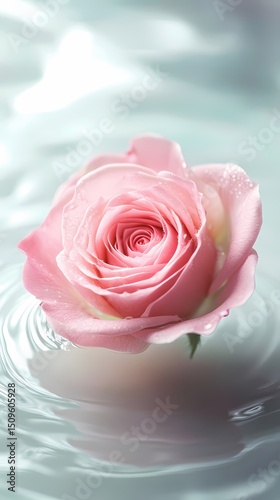 Wallpaper Mural Digital technology Pink rose milk Flow swirl illustration poster background Torontodigital.ca