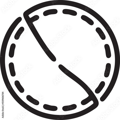 circular clock face displays the hour and minute hands.